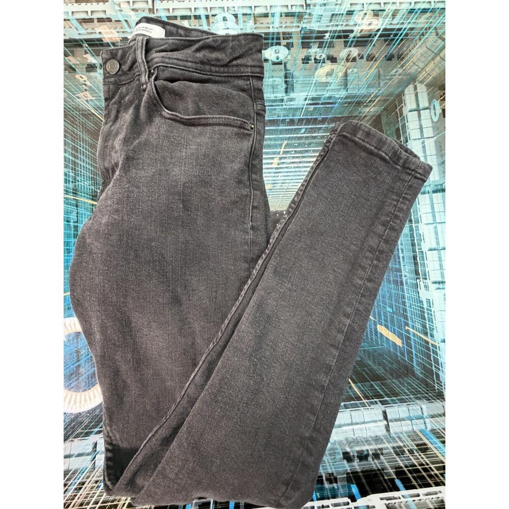 Zara EUR 36 USA 29 Black Wash Denim Jeans‎ Slim Fit Casual Everyday